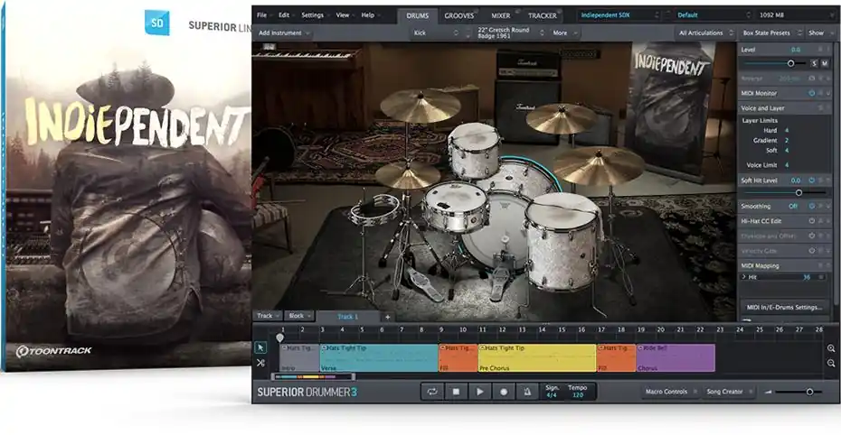 Neu Im Sortiment Toontrack SDX Indiependent