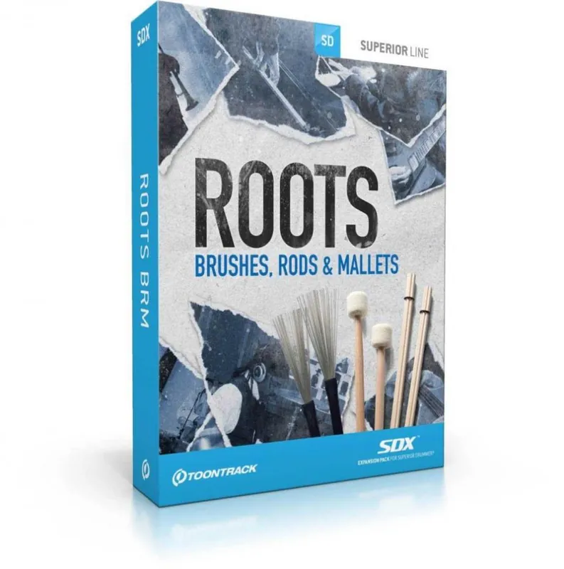 Toontrack SDX Roots Brushes, Rods & Mallets Top-Preis