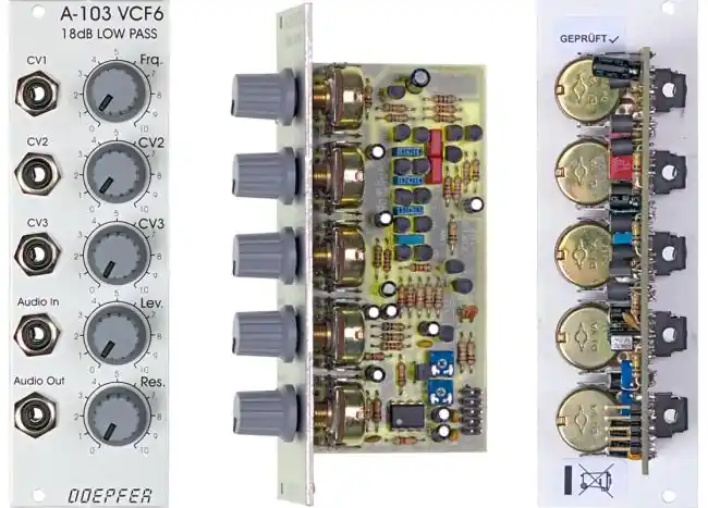 Geprüft Doepfer A-103 18db Low Pass Filter