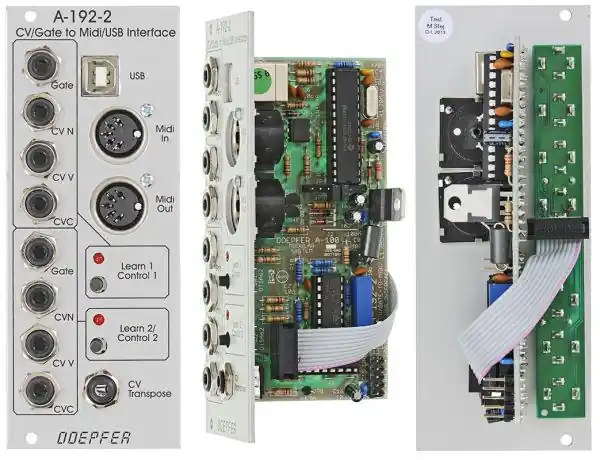 Doepfer A-192-2 Dual CV/Gate-to-MIDI/USB Interface Kostenfreie Lieferung