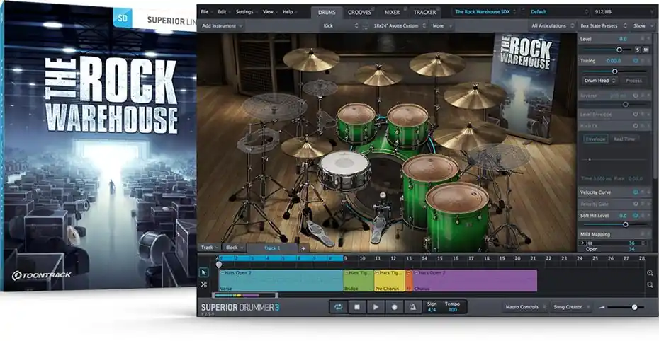 Gratis Versand Toontrack SDX The Rock Warehouse