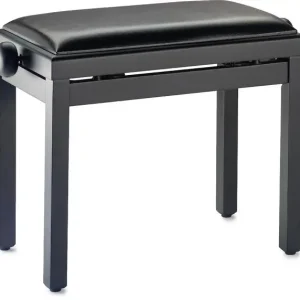 Pianobank Stagg schwarz matt mit Vinylauflage Neue Ware