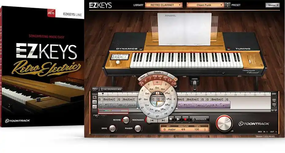 Neuheit Toontrack EZkeys Retro Electric