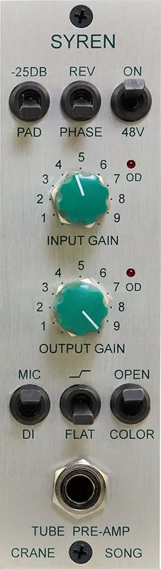 Crane Song Syren Tube Pre-Amp 500er Highlight