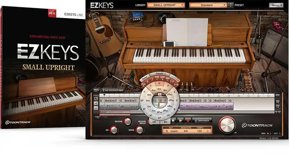 Toontrack EZ Keys Small Upright Direkt Vom Hersteller