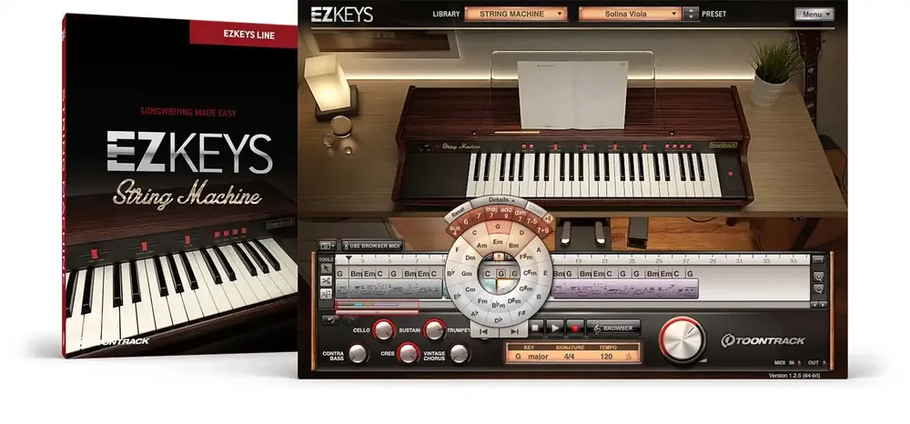 Preisreduziert Toontrack EZ Keys String Machine
