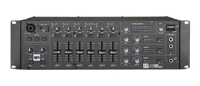 LD-Systems Zone-624 4 Zonen Rackmixer Saisonangebot
