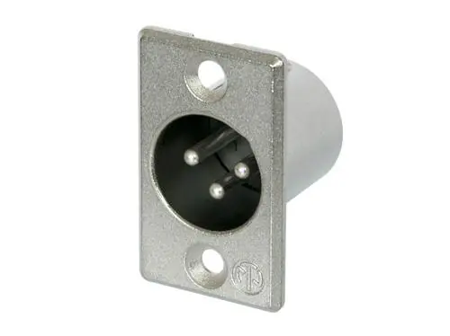 Highlight Neutrik NC3MP XLR male Einbaustecker