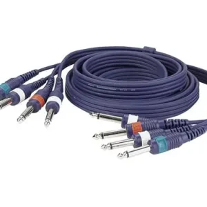 Audiokabel 4-fach, Klinke, 1,5m Kostenloser Rückversand