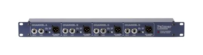 Preisknaller Palmer PAN-03 4-fach DI-Box, Aktiv, 19"