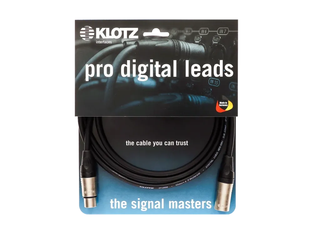 Expressversand Klotz Cables Pro Digital Leads AES & DMX Kabel 10m
