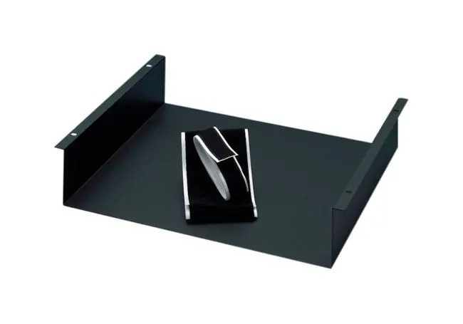 Neu 19" Rackablage 2 HE für Mixtop, Klettband