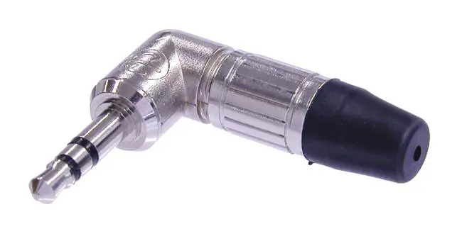 Neutrik NTP3R Klinkewinkelstecker 3,5mm stereo, Nickel Neu Im Sortiment