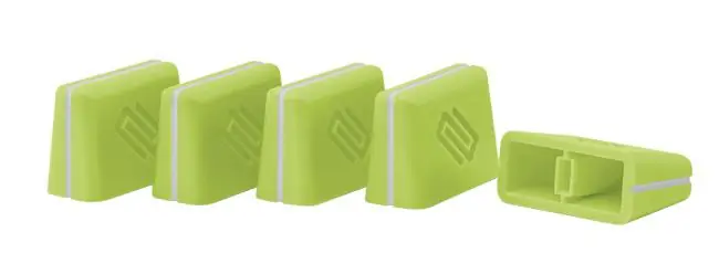 Reloop Fader-Cap-Set Grün 5 Stk. Zertifiziert