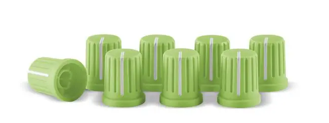 Top-Preis Reloop Knob-Cap-Set Grün 8 Stk.