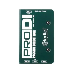 Ausverkauf Radial Pro-DI Passiv-DI-Box, 1-Kanal