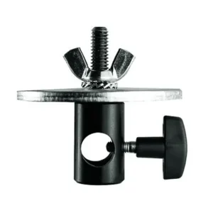 Manfrotto 179 Adapter 5/8" Hülse-3/8" Bolzen mit Platte Geprüft