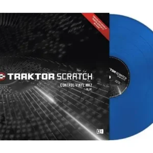 Nur Für Kurze Zeit Native Instruments Traktor Ersatzvinyl MKII blau