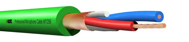 Geprüft KLOTZ MY-206 symm.Kabel grün 100m