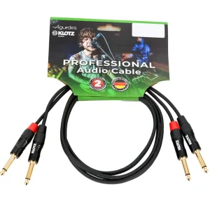 Aktuell Agurdes Cables 2xKlinke 6,3mm mono-2xKlinke 6,3mm mono 6m