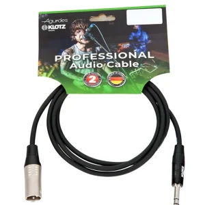 Agurdes Cables 1xXLR male-1x symmetrische Klinke 6,3mm 0,6m Preisreduziert