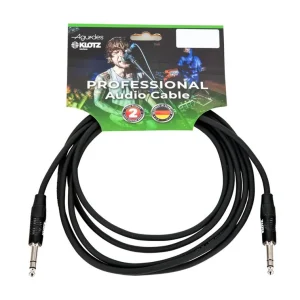 Agurdes Cables 1xStereo Klinke 6,3mm-1x Stereo Klinke 6,3mm 0,6m Kostenloser Versand