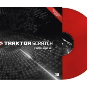 Preisreduziert Native Instruments Traktor Ersatzvinyl MKII rot