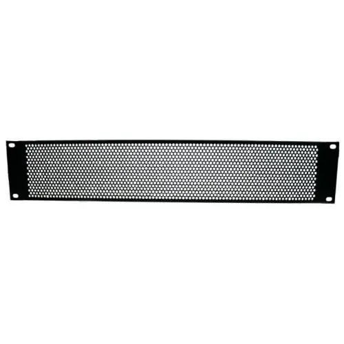 Begrenztes Angebot Rackblende 2HE Gitter,Stahl,schwarz