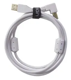 UDG Ultimate Audio Cable USB 2.0 A-B White Angled 1m Ausverkauf