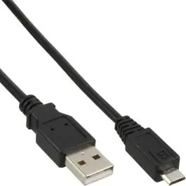 InLine Micro-USB 2.0 Kabel USB-A Stecker an Micro-B Stecker schwarz 0,3m Knallerangebot