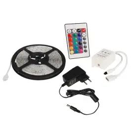 RGB LED-Stripe McShine 5m 150 LEDs + RGB-Controller + Netzteil Saisonangebot
