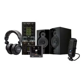 Elevator Broadcast Bundle djay Reloop Mixtour + sPodcaster Go + ADM-5 + iPhono 2 + Elevator DJ-1000 Must-Have