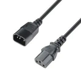 Adam Hall Cables 8101 KE 0100 Kaltgeräte Verlängerungskabel 3 x 1,5 mm², 1 m Beliebt