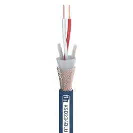 Adam Hall Cables 5 Star D 234 BLU Adam Hall Cables5 STAR D 234 BLUDMX, AES/EBU Kabel 110 Ohm Digital 2 x 0.34 mm², blau Neue Ware