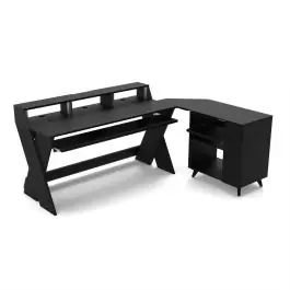 Glorious Sound Desk Pro Black + Side Rack + Rack Adapter Knallerangebot