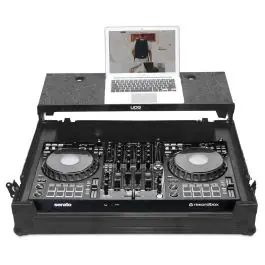 UDG Ultimate Flight Case Pioneer DDJ-FLX10 Black Plus (Laptop Shelf + Wheels) Direkt Vom Hersteller
