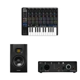 Reloop Keypad Pro + Steinberg IXO12 + 2x Adam Audio T5V Preiswert