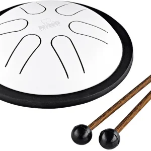 Nino Mini Steel Tongue Drum White Sichere Zahlung