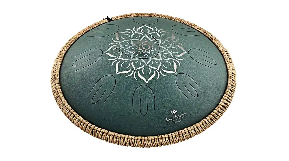 Sofort Bestellen Meinl Octave Steel Tongue Drum Dunkelgrün 432Hz - F Dur