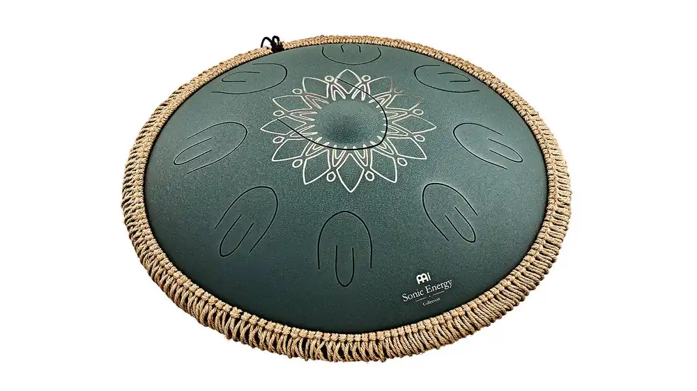 Preiswert Meinl Octave Steel Tongue Drum Dunkelgrün 432 Hz - Fis Moll