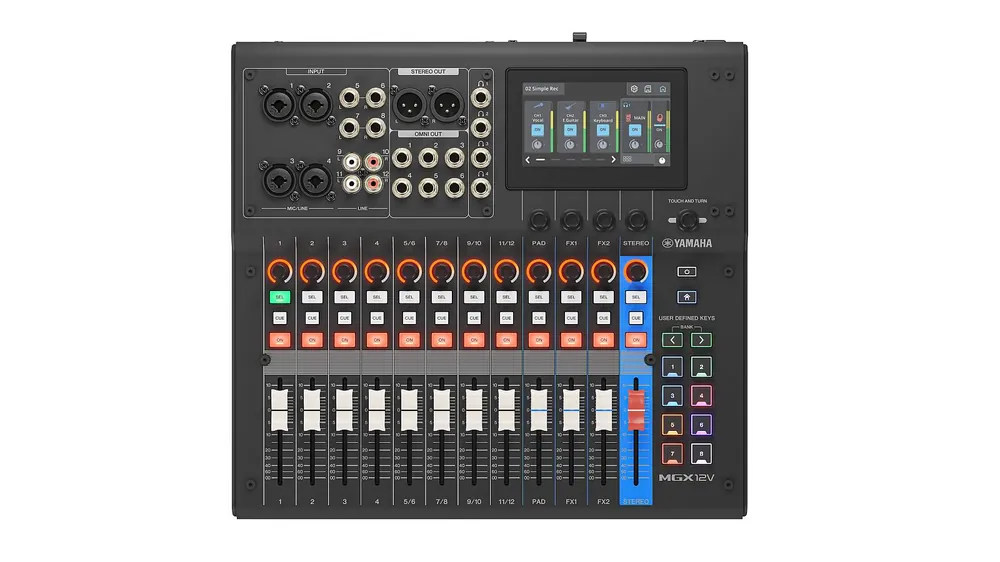 Yamaha MGX12V BK Digital Mischpult Meistverkauft