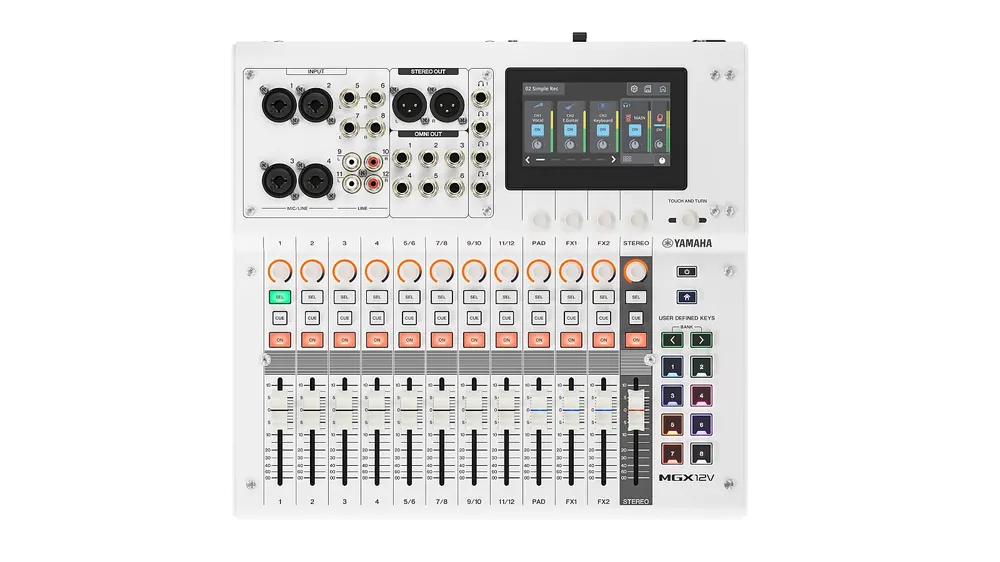 Geprüft Yamaha MGX12V WH Digital Mischpult
