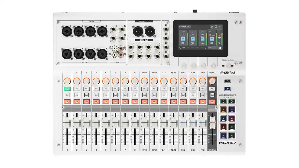 Markenware Yamaha MGX16V WH Digitales Mischpult