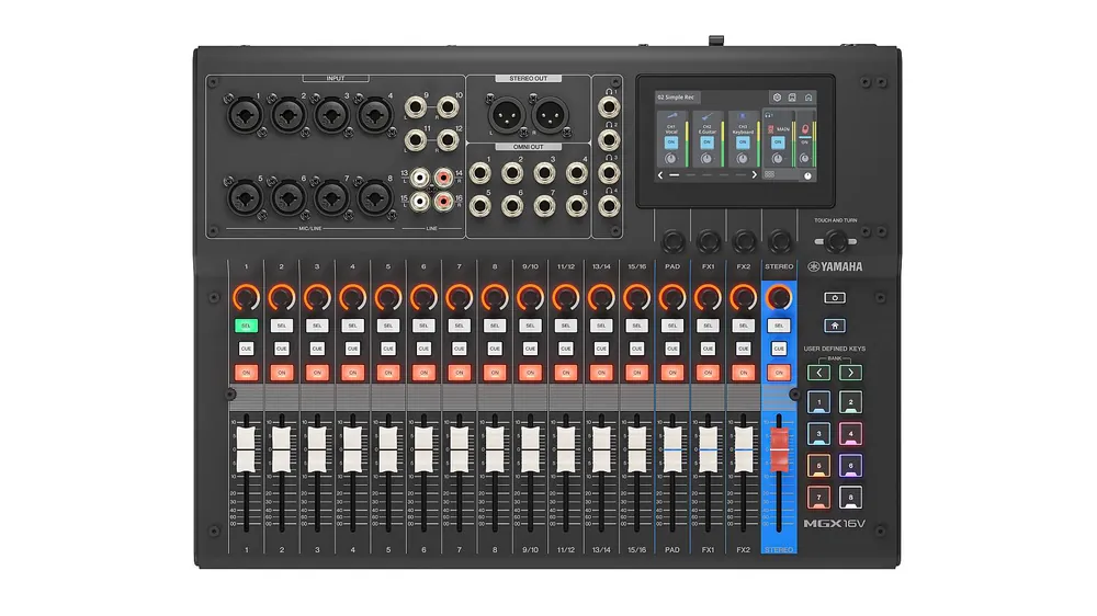 Rabatt Yamaha MGX16V BK Digital Mischpult