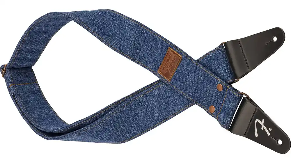 Fender x Wrangler Denim Gurt Indigo Neue Kollektion
