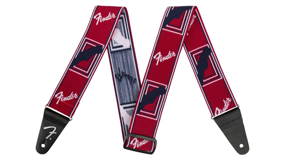 Fender WeighLess Monogram Gurt RWB Top-Seller