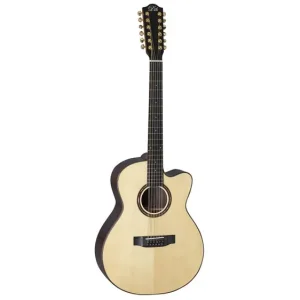 Zertifiziert Duke GA-PF-Cut-Solid-12 Westerngitarre