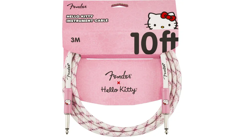 Fender Cable 10ft Hello Kitty 3m Preisknaller