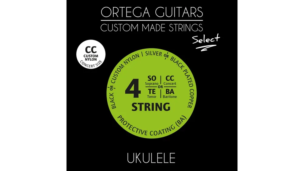 Ortega Ukulelen Saiten Satz UKS-CC Concert Heißes Angebot