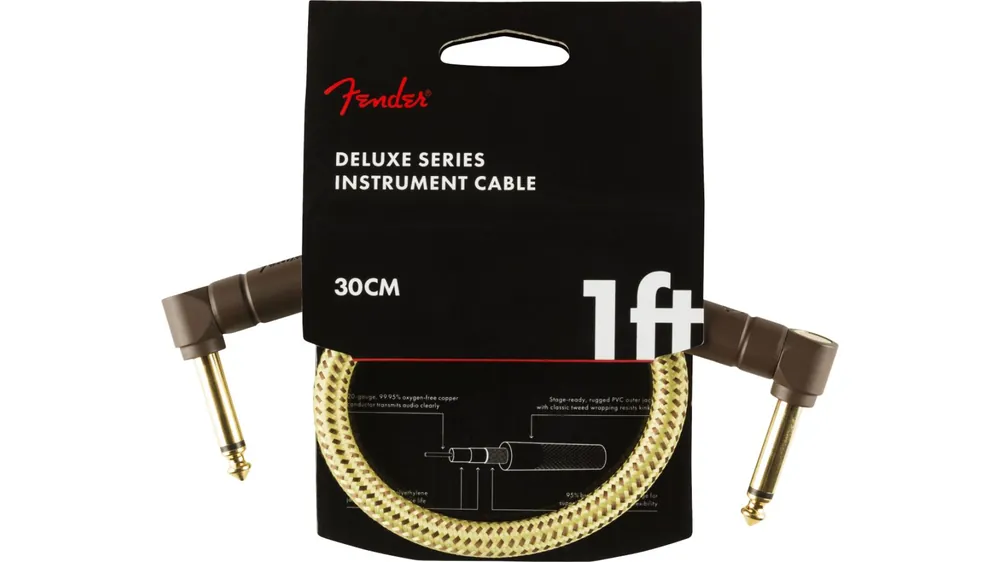 Fender DELUXE 1' INST CABLE ANGLE TWD Knallerangebot